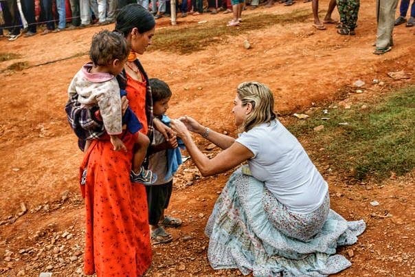 A check-up on the road. The clinic is wherever the doctor is standing.